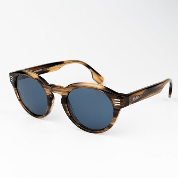 NEW Burberry BE4404 409680 Brown Dark Blue Square Unisex Sunglasses BE 4404 - Picture 1 of 10
